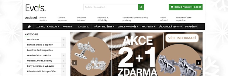 Eva's shop internetový obchod 